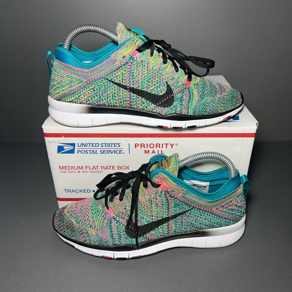 Nike Womens Free TR Flyknit 718785-300 Running Shoes 7.5